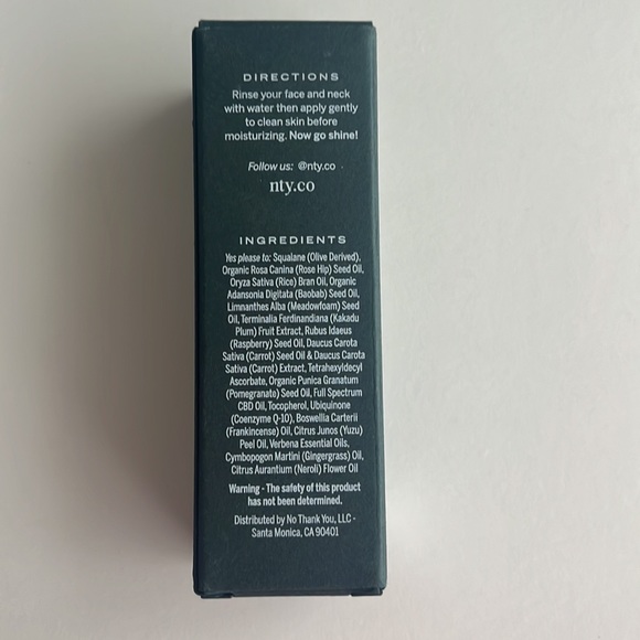 NIB NTY No Thank You an oil for all day - Picture 2 of 3